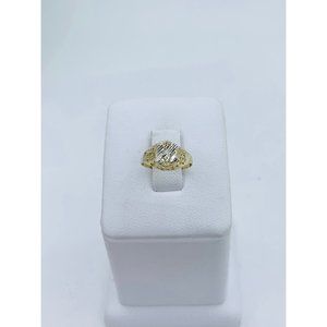 ❤️ 10k solid gold ring initial M boy or girl  ❤️ Size 2.5 ❤️